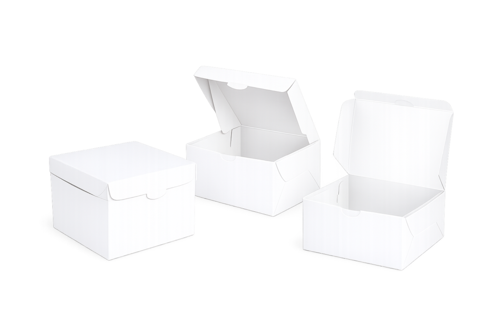 7 × 7 × 5-inch white multipurpose box