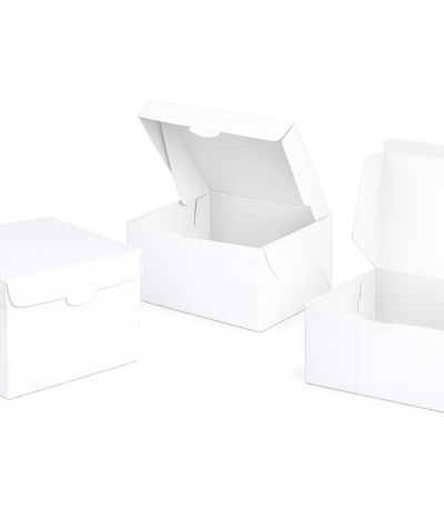 7 × 7 × 5-inch white multipurpose box