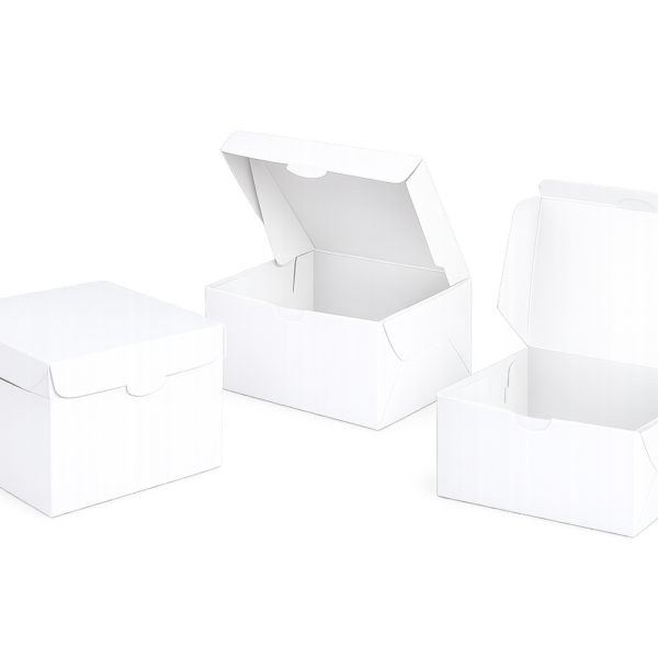 7 × 7 × 5-inch white multipurpose box