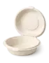 7 Inch Round Clamshell Bagasse Bowl