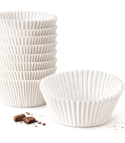 White Paper Baking Cup – Oven-Safe Muffin Liners